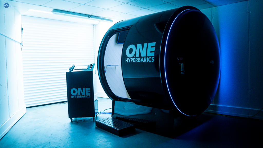 One Hype Wellness Hyperbaric Oxygen Chamber and panel