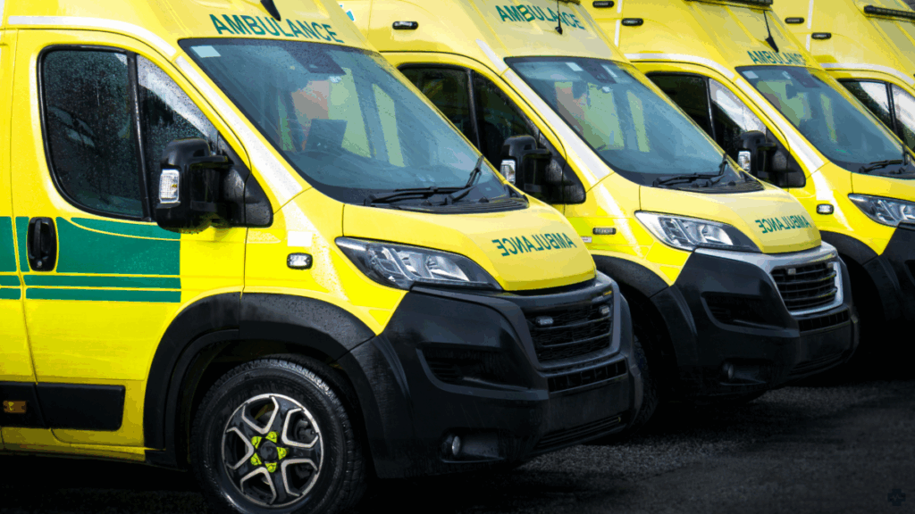 NHS ambulances