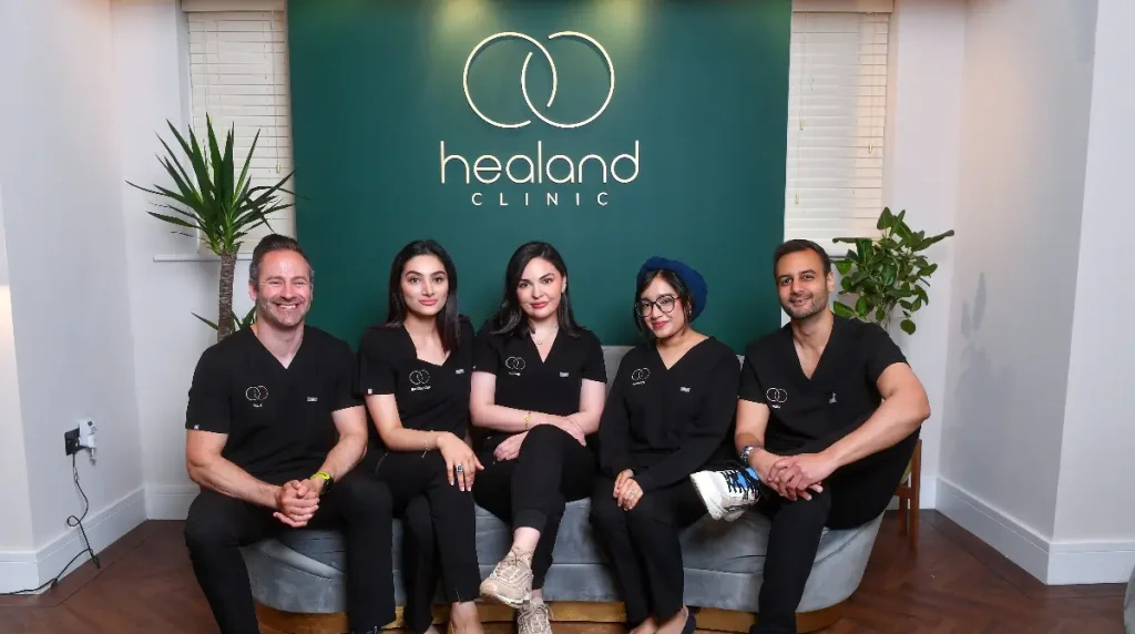 an image of the team at Healand clinic, a clinic in Leicester, leading the way in biohacking treatments