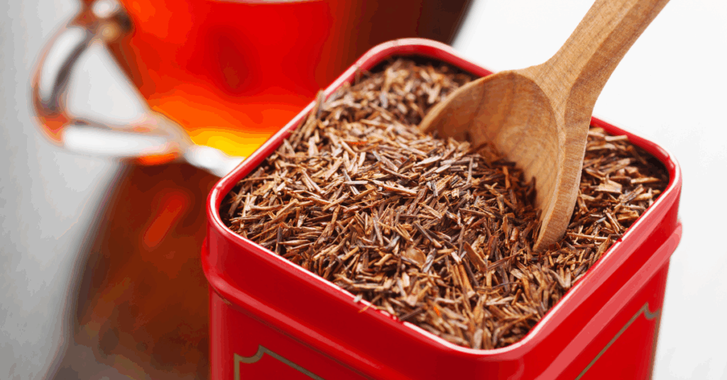An image of Rooibos tea leaves