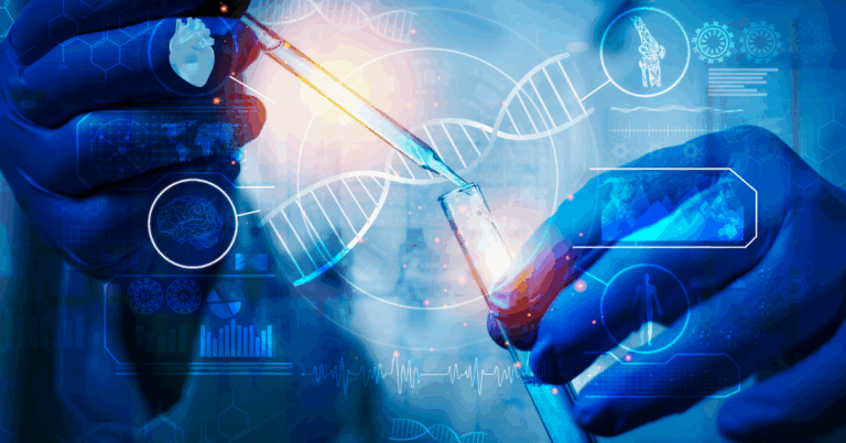 Why Biohacking Isn’t Just For Silicon Valley Anymore an image of a person 'altering' DNA for an article about biohacking