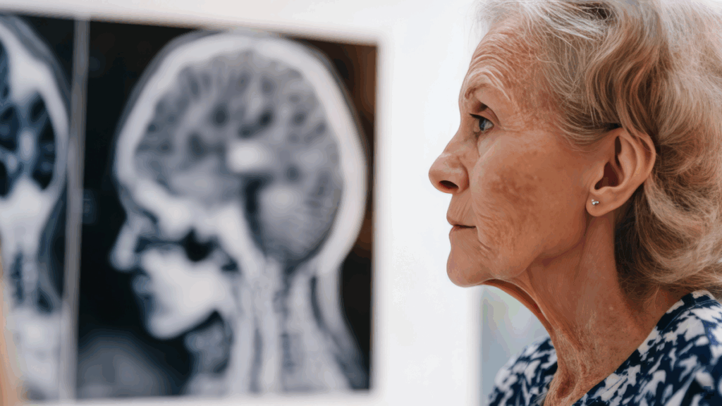 Alzheimer’s scan lady